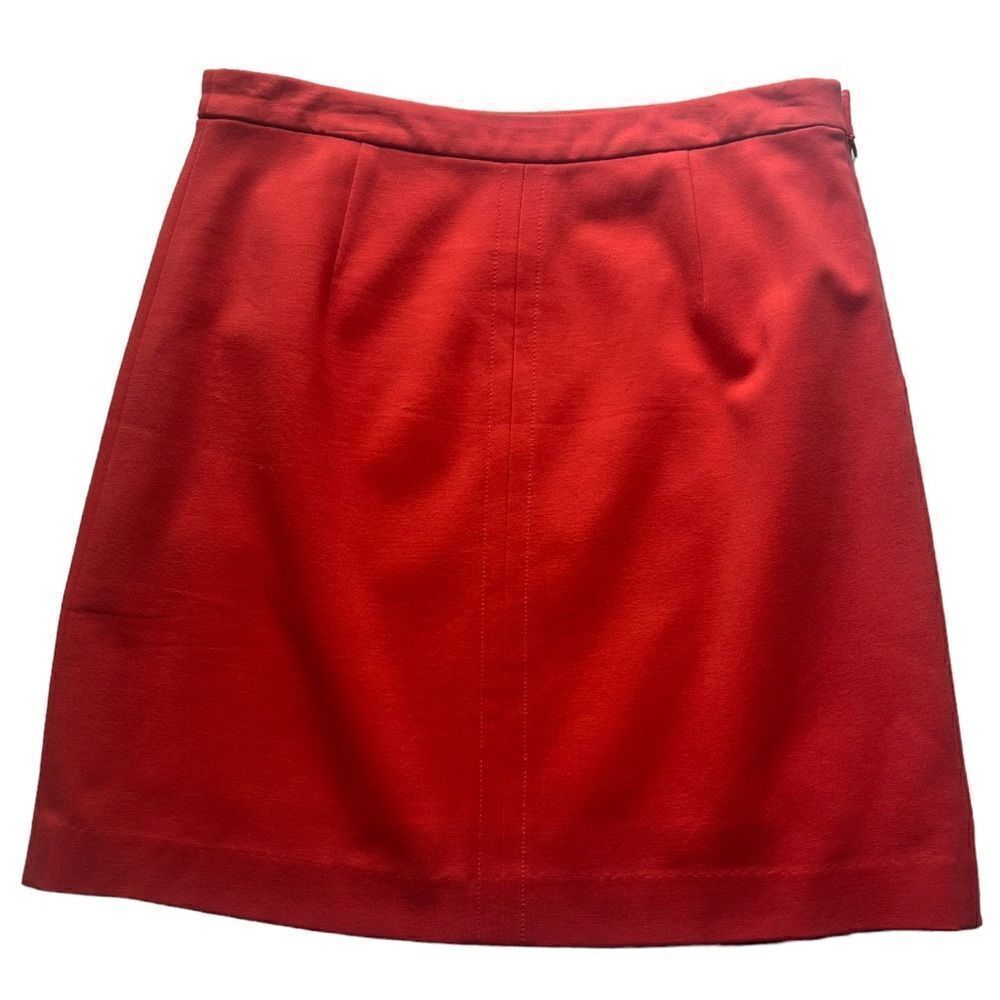 Trina Turk Coral A- Line Rayon Blend Summer mini Skirt sz 6